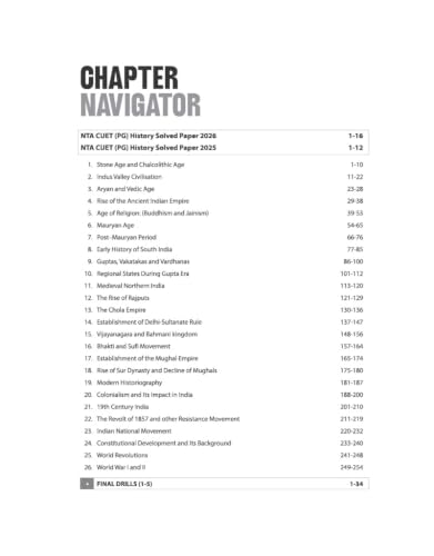 Arihant CUET PG History 2027 | Chapterwise Notes & Question Bank | 1500+ Exam Pattern MCQs | 5 Final Drills | CUET PG 2026 Solved Paper | Based on NTA Test Pattern