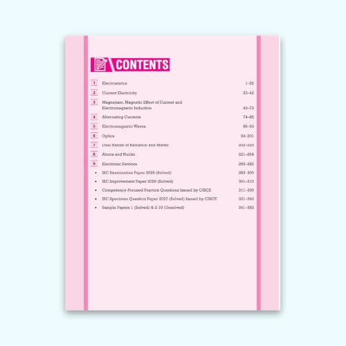 VATSAL ISC Board Physics Handbook for Class 12th Academic Year 2023-24 - Nageen Prakashan