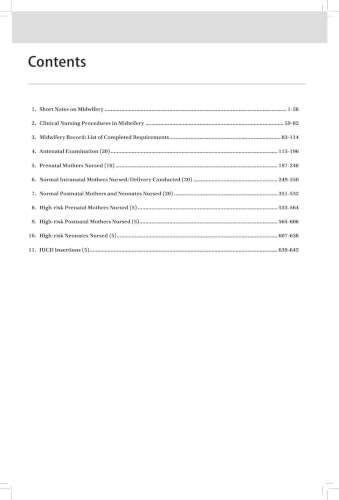 Midwifery Casebook, 9/E for BSc Nursing 6th and 7th Semesters | A Practical Record of Maternal and Newborn Nursing with 90 Antenatal, Intranatal, Postnatal and High-Risk Case Formats: 1