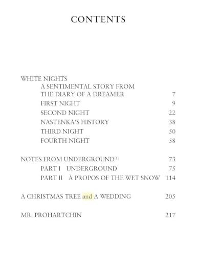 Penguin Select Classics: White Nights and Other Stories: Also Includes Notes from Underground and A Christmas Tree and a Wedding (Original, Unabridged Classic, Premium Hardbound Collector's Edition, Ideal for Gifting)
