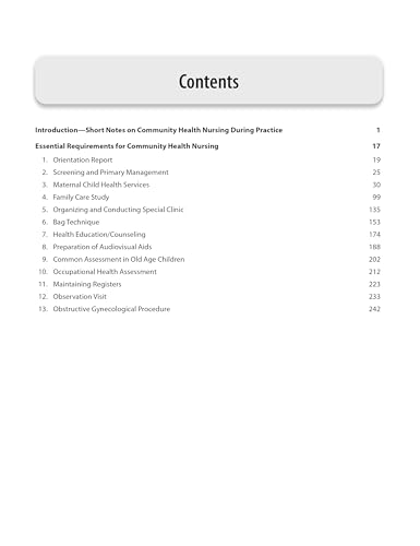 Community Health Nursing-II Record Book, 3/E for BSc Nursing 7th Semester | Complete Clinical Logbook with Family Care Study, Home Visits and PHC Posting Records: Record Book for BSc Nursing Program