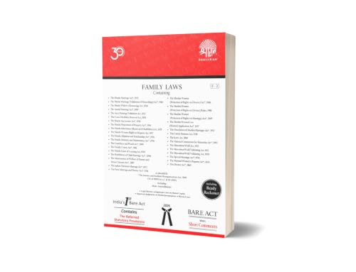 FAMILY LAWS (Containing 28 Act) Along With Short Comments, Legal Glossary, Important Cases On Mental Cruelty , Important Judgement On Muslim Jurisprudence & Recent Cases (Paper Back, Shree Ram's)
