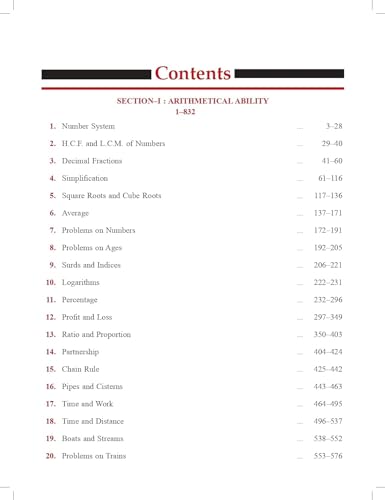 Quantitative Aptitude Book (New Edition 2026 - 2027): For All Competitive Examinations for Banking, SSC Exams CGL/CHSL/MTS/GD, RRB Railway, Police/SI, UPSC, CAT/MAT, IBPS SBI Bank PO/Clerk, CLAT Exam