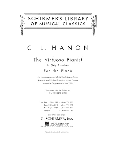Virtuoso Pianist in 60 Exercises - Book 1