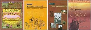 NCERT Class 10 Social Science History Geography Polity Economics Combo of 4 books set In English Medium 2025-26 Edition