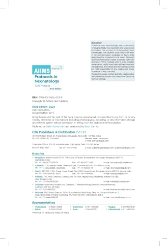 AIIMS Protocols In Neonatology Core Protocols 2 Vol Set 3rd Reprint Edition (PB 2025): 1,2