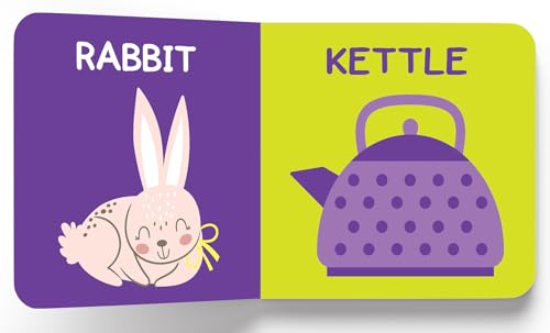 My First Words – Mini Early Learning Board Book | Discover First Words with Bright Pictures of Everyday Objects, Animals & Food | Durable Pocket-Sized ... (Ages 1–3 Years) (My First Early Learning)