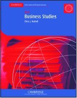 CIE : IGCSE BUSINESS STUDIES book cover