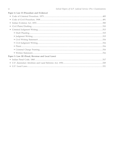 Solved Papers of Uttar Pradesh Judicial Service (Preliminary) Examinations | Answers with Explanations | Including Answers According to "BNS, 2023", ... Papers (1982-2023) | Singhal Law Publiations