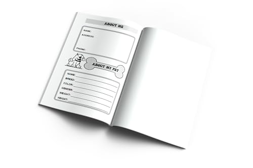 Dog Vaccination Record Book with Dog Quotes, Puns & One-liner Jokes