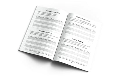Dog Vaccination Record Book with Dog Quotes, Puns & One-liner Jokes
