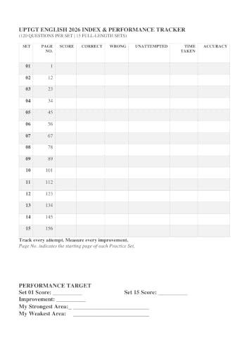 Million Minds English UPTGT English 15 Practice Sets (Million Minds Uptgt English Practice Sets)