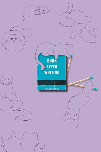 Burn After Writing (Purple With Cats) book cover