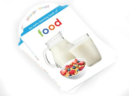 My Early Learning Book of Food: Attractive Shape Board Book for Kids | Learn About Fruits, Vegetables, Snacks, Meals & More with Bright Pictures and Fun Cut-Out Design | Early Learning Book for Babies, Toddlers & Preschoolers | Ages 0–5 Years