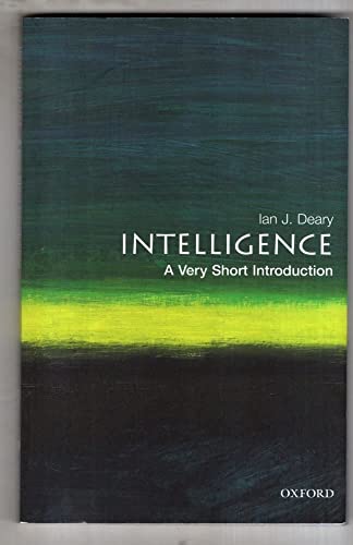 INTELLIGENCE VSI: A Very Short Introduction book cover