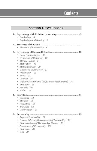Textbook of Psychology & Sociology for GNM Students, 3/E | Covers Human Behavior, Personality, Learning, Intelligence, Family, Society, Community and Social Problems with Chapter-End Exercises