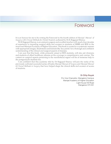 Manipal Manual Of Surgery With Clinical Methods For Dental Students 4Ed (Pb 2022)