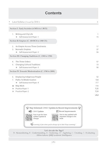 Oswaal CBSE Class 11 History Question Bank | Chapter & Topic-wise Solved Papers (2017–2026) | Based on Latest Syllabus (April 2026) | Includes 2026 Papers | For 2027 Exam