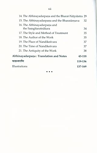 Nandikeshvara's ABHINAYADARPANAM : A Manual of Gesture and Posture used in Hindu Dance and Drama