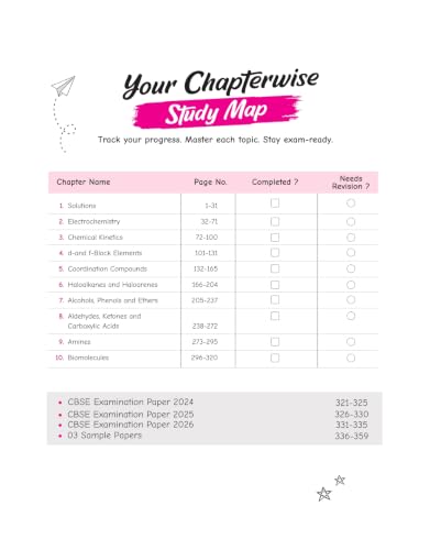 Arihant CBSE Question Bank Class 12 Chemistry For Board Exam 2027 | Chapterwise PYQs (2026–2016) with Revision Theory, Detailed Solutions, Exam Tips & Sample Papers As per Latest CBSE Syllabus