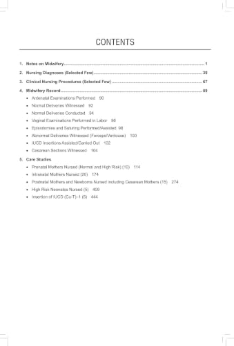 Midwifery Casebook, 6/E: A Practical Record of Maternal and Newborn Nursing for GNM Students | Clinical Logbook as per Revised INC Syllabus with Prenatal, Intranatal and Postnatal Case Studies