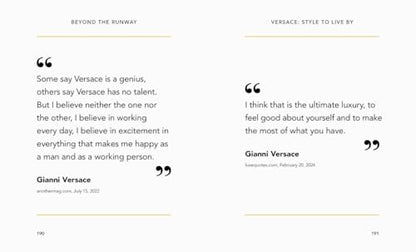 The Little Guide to Versace: Style to Live by