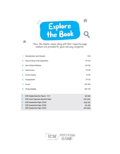 Arihant ICSE Question Bank Class 10 Computer Applications For Board Exam 2027 | 22 Years Chapterwise & Topicwise PYQs (2026–2005) with Detailed Step-by-Step Solutions, 3 Sample Papers
