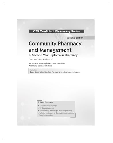 CBS Confident Pharmacy Series | Community Pharmacy and Management Community Pharmacy and Management 2/e