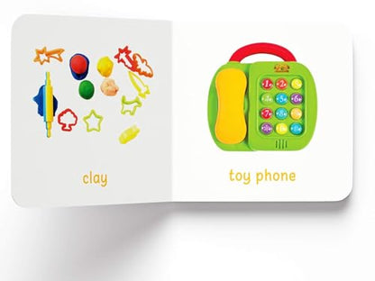 My First Book of Toys | First Toy Board Book for Babies, Toddlers & Preschoolers | Learn About Common Toys with Bright, Colorful Pictures | Early Learning Book for Kids Ages 0-3 Years