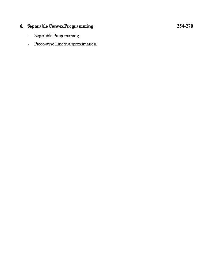 Non Linear Programming Problems by Dr H Kanwar