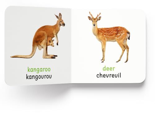 My First Book of Wild Animals - Animaux Sauvages : My First English French Board Book (English - Francais)