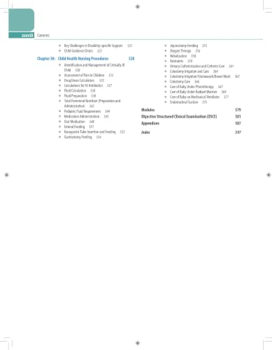 Essentials of Pediatric Nursing, 5/E for BSc Nursing 5th and 6th Semesters | Detailed Pediatric Nursing Procedures, OSCE, Case Scenarios, Pedia Pointers and Topic-Wise Exam Q&As