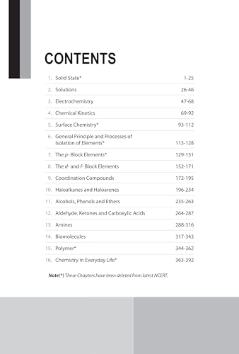 Arihant NCERT Exemplar Chemistry 12th Latest Rationalized Edition | Problems & Solutions with Exclusive Elements | Thinking Process, Concept Insight, Mistake Alert | For Exam 2026-27