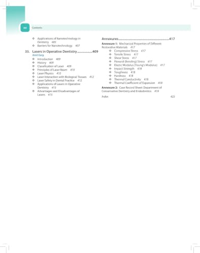 Textbook of Operative Dentistry, 5/E for BDS Students and Dental Practitioners | 35 Chapters, DCI Syllabus-Aligned with 18 Free Online Videos, Clinical Case Photos and Comparison Tables: 1