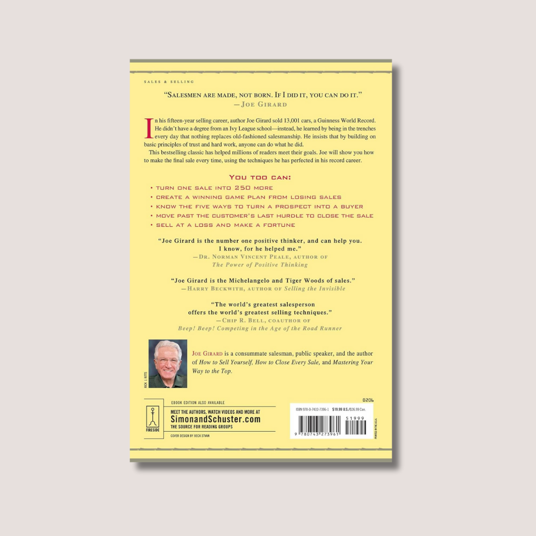 How to Sell Anything to Anybody by Joe Girard