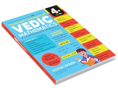 Essential Concepts of Vedic Maths – Comprehensive Workbook for All Ages Speed Math, Tricks & Mental Calculations | Ages 10+ | 5+ Hours of Guided ... Logical Reasoning: Fundamental of Vedic Maths