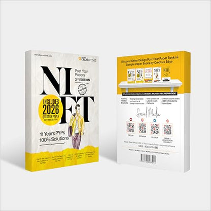 NIFT Past Year Papers- 2nd Edition (2015-2026) | GAT + CAT Solved Papers
