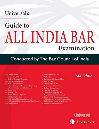 Guide to All India Bar Examination, 5/e book cover