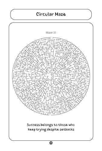 Mazes Book for Brilliant Minds - Brain Puzzles for Adults - Advance Level - Activity Book for Adults - Brain Games for Grown Ups and Seniors - ... - Brain Relaxing Mazes - Best for Gifting