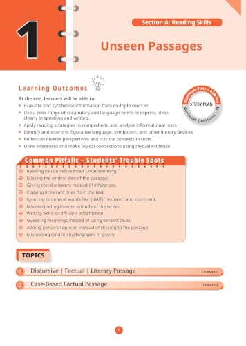 Oswaal CBSE Class 12 English Core Question Bank | Chapter & Topic-wise Solved Papers (2017-2026) | Based on Latest Syllabus (April 2026) | Includes 2026 Papers | For 2027 Exam (CBSE Question Papers)