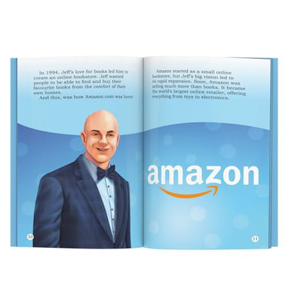 Story Books for Kids - World's Greatest Entrepreneurs (Set of 5 Books) (Illustrated) - Biographies for Kids - Elon Musk, Bill Gates, Jeff Bezos, Steve Jobs, Henry Ford - Age 6+