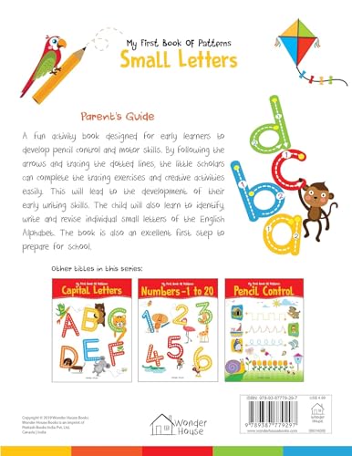My First Book of Patterns: Small Letters – Write and Practice Line Patterns and Small Letters a to z | Pre-Writing and Alphabet Tracing Workbook for Kids Ages 3–5 | 2+ Hours of Early Learning Fun