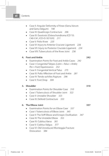 Practical Orthopedic Examination Made Easy, 4/E for MS and DNB Orthopedics Postgraduates | Clinical Case Examination Guide in Viva-Voce ... | Long Cases, Short Cases and OSCE/Spots: 1