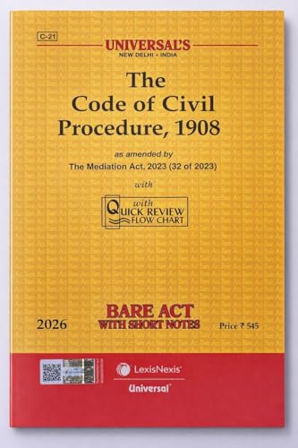 Universal’s The Code of civil Procedure ,1908 Bare act ( Edition 2026 )