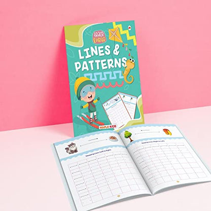 Lines and Curves - Pattern Writing - Writing Practice Book for Kids - 2 to 5 Years Old Kids - Learn and Practice - Tracing Book for Toddlers, Nursery, Pre School Children
