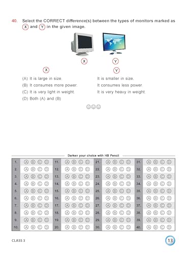 MTG International Computer Science Olympiad (ICSO) Workbook Class 3 - Chapter-wise MCQs, Quick Recap with Achievers Section - SOF Olympiad Books For 2026-27 Exam