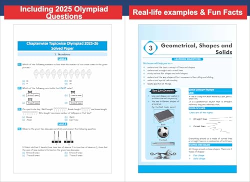 Disha Olympiad Champs Mathematics Class 1 with Chapter-wise Previous 13 Year (2013 - 2025) Questions 6th Edition | Complete Prep Guide with Theory, PYQs, Past & Practice Exercise