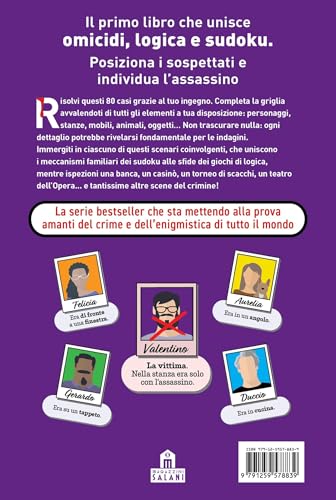 Murdoku. 80 omicidi misteriosi da risolvere con la logica. Il primo libro che unisce crime e sudoku