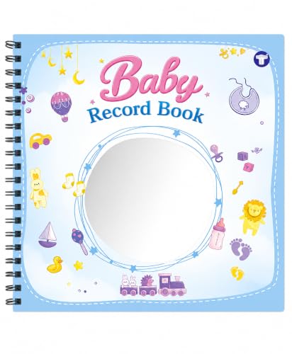 Baby Record Book - Premium Journal for Milestones & Memories with Photo Album for 0-5 Years Baby Girl/Boy | 56 Pages | Best Gift for Pregnancy, Baby Shower Party, New Born & New Parents