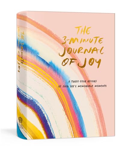 The 3-Minute Journal of Joy: A Three-Year Record of Each Days Memorable Moments book cover
